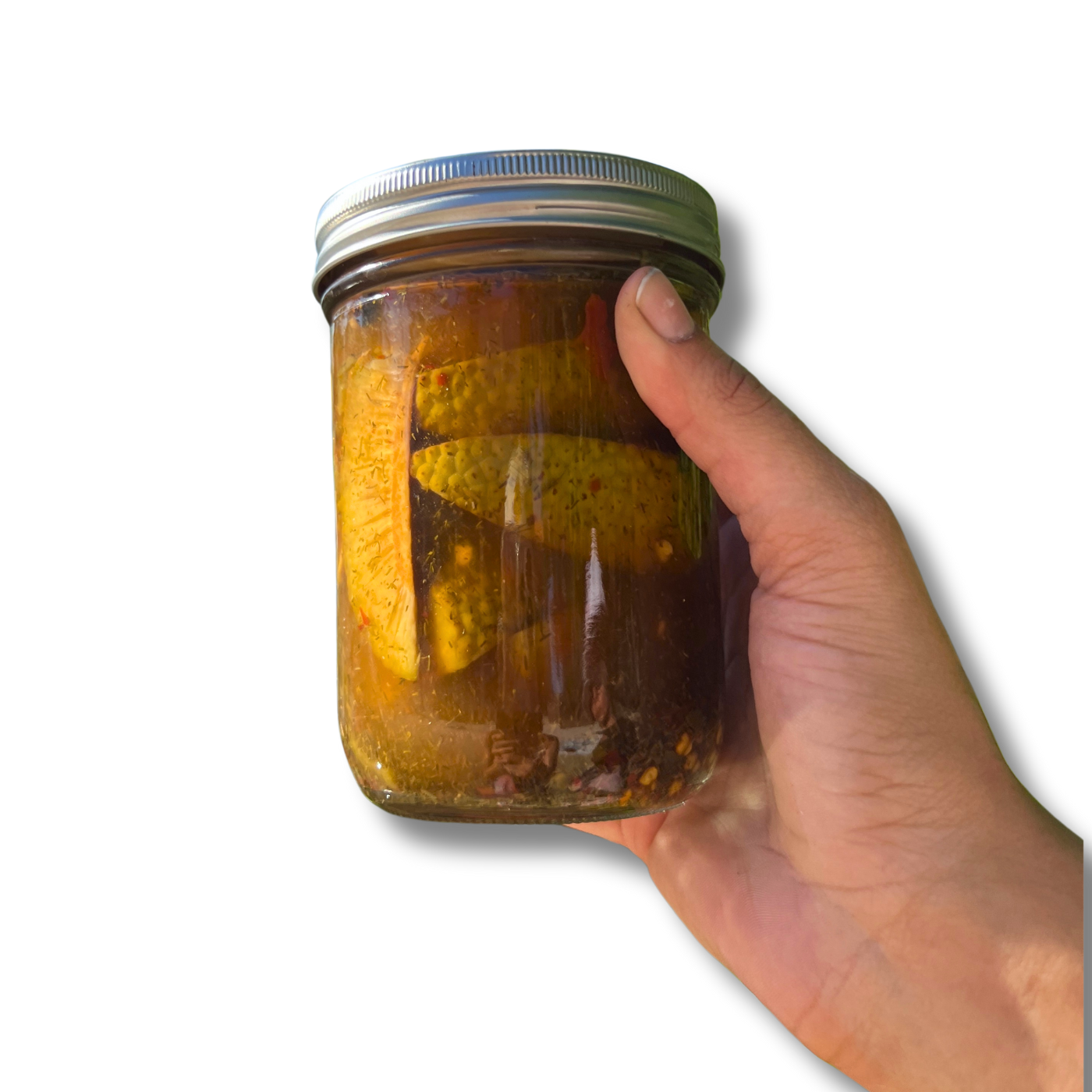Homemade Pickled Breadfruit Pickles - 16oz jar